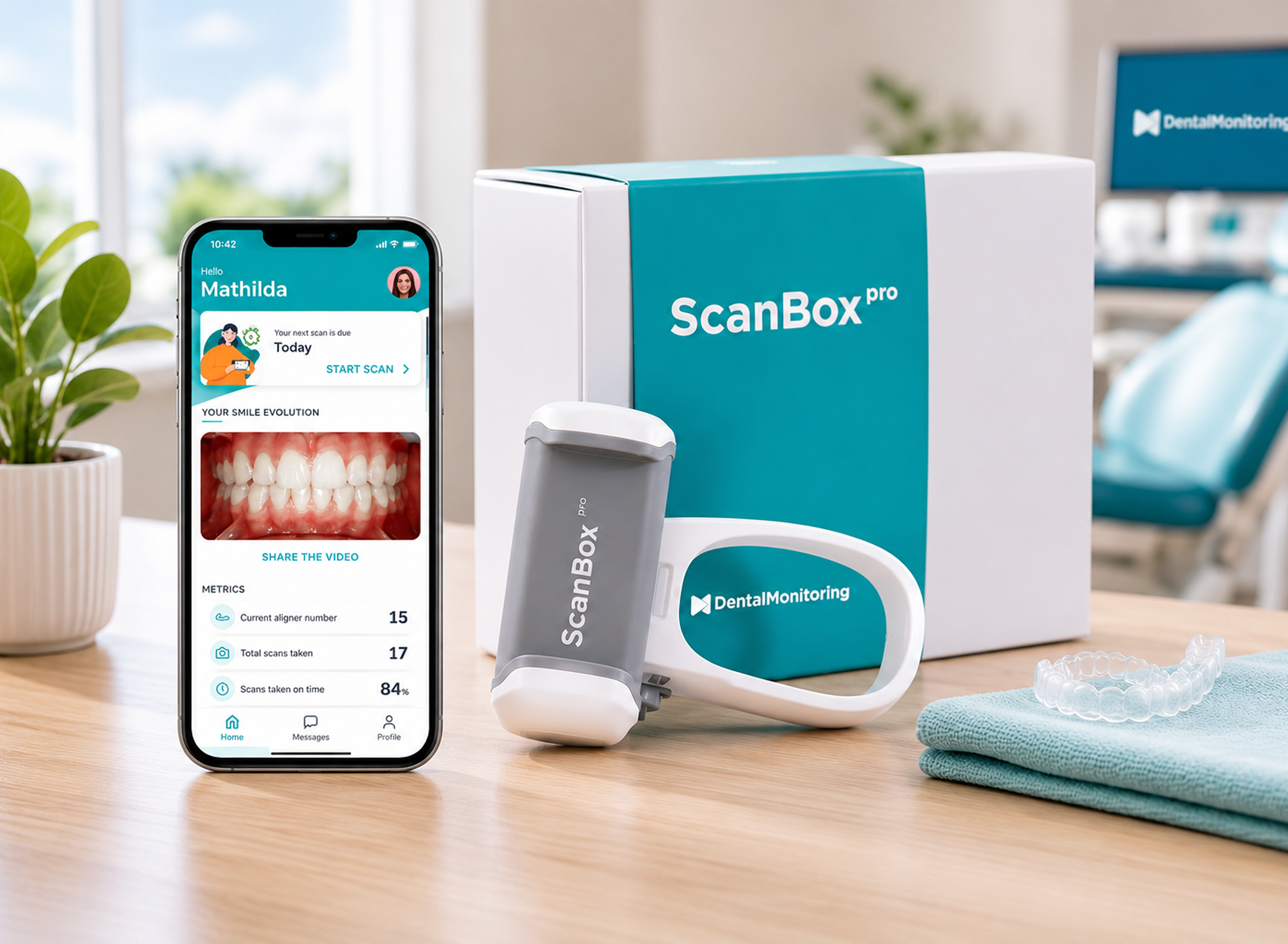 Application Dental Monitoring et ScanBox Pro